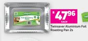 Twinsaver Aluminium Foil Roasting Pan-2s Each