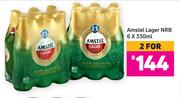 Amstel Lager NRB-For 2 x 6 x 330ml