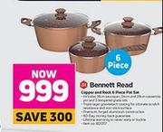 Bennett Read Copper And Black 6 Pcs Pot Set