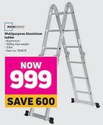 Mainstays Multipurpose Aluminium Ladder