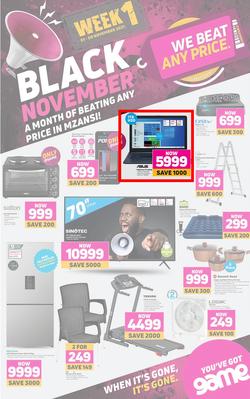 Game : Black November - Week 1 (1 November - 9 November 2021), page 1