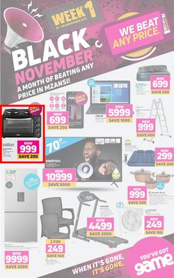 Game : Black November - Week 1 (1 November - 9 November 2021), page 1