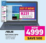 Asus Intel Celeron Laptop