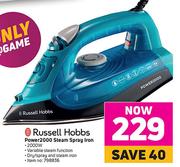 Russell Hobbs Power2000 Steam Spray Iron