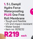 Fired Earth Damp X Hydro Force Waterproofing-5L Each