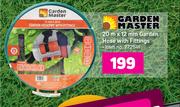 Garden Master 20m x 12mm Garden Hose With Fittings