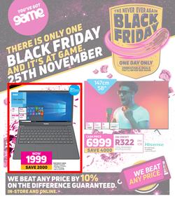 Game : There Is Only One Black Friday And It's At Game. (25 November 2022 Only), page 1