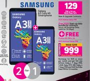 2 x Samsung Galaxy A3 Core 4G Smartphone-On Red Flexi 125 + On Promo 65