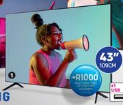 Samsung 43" UHD Smart 4K UA43AU7000