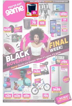 Game : Black November Final Week (24 November - 30 November 2021), page 1