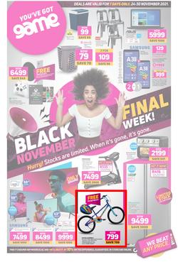 Game : Black November Final Week (24 November - 30 November 2021), page 1