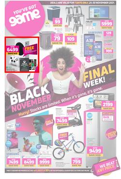 Game : Black November Final Week (24 November - 30 November 2021), page 1