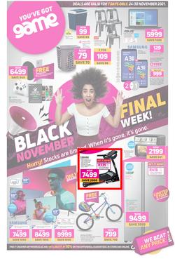 Game : Black November Final Week (24 November - 30 November 2021), page 1