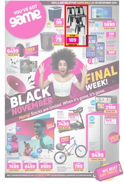 Game : Black November Final Week (24 November - 30 November 2021), page 1