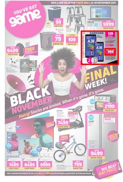 Game : Black November Final Week (24 November - 30 November 2021), page 1