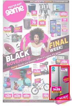 Game : Black November Final Week (24 November - 30 November 2021), page 1