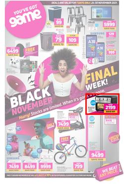 Game : Black November Final Week (24 November - 30 November 2021), page 1