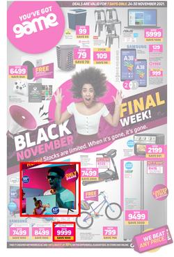 Game : Black November Final Week (24 November - 30 November 2021), page 1