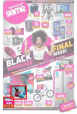 Game : Black November Final Week (24 November - 30 November 2021), page 1