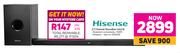 Hisense 2.1 Channel Soundbar HS219