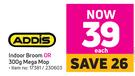 Addis Indoor Broom Or 300g Mega Mop-Each