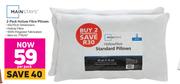 Mainstays 2 Pack Hollow Fibre Pillows-Per Pack