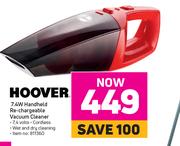 Hoover 7.4W Handheld Rechargeable Vacuum Cleaner