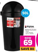 Alplas 50L Roll Top Dustbin