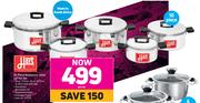 Hart 10 Piece Aluminium Solid Pot Set-Per Set
