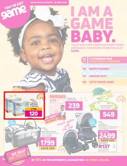 Game : I Am A Game Baby (22 March - 18 April 2023), page 1