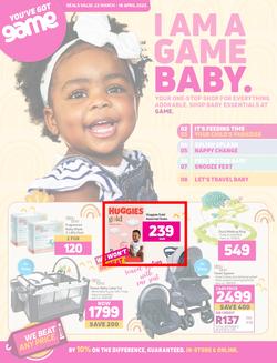 Game : I Am A Game Baby (22 March - 18 April 2023), page 1