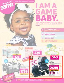 Game : I Am A Game Baby (22 March - 18 April 2023), page 1