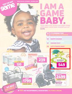 Game : I Am A Game Baby (22 March - 18 April 2023), page 1