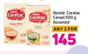 Nestle Cerelac Cereal Assorted-For 2 x 500g