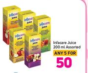 Infacare Juice Assorted-For 5 x 200ml