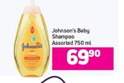 Johnson's Baby Shampoo Assorted-750ml