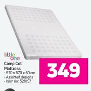 Little One Camp Cot Mattress-970 x 670 x 60cm