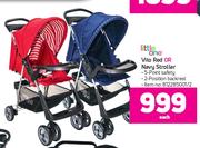 Little One Vito Red Or Navy Stroller-Each