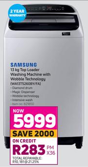 game samsung 13kg top loader