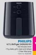Philips 4.1Ltr Airfryer HD9200/91
