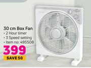 Logik 30cm Box Fan 