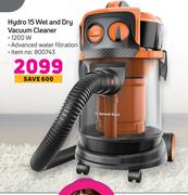 Bennett Read Hydro 15 Wet & Dry Vacuum Cleaner