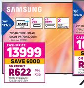 Samsung 70" (177cm) AU7000 UHD 4K Smart TV 70AU7000