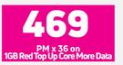 2 x Samsung Galaxy A33 5G Smartphone-On 1GB Red Top Up Core More Data + On Promo 70