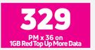 Samsung Galaxy A04s Smartphone-On 1GB Red Top Up More Data