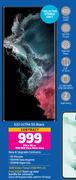 Samsung Galaxy S22 Ultra 5G Black-On 1GB Red Core More Data