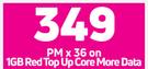 Redmi A1 Smartphone-On 1GB Red Top Up Core More Data