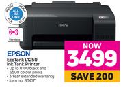Epson Eco Tank L1250 Ink Tank Printer