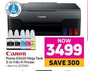 Canon Pixma G3420 Mega Tank 3 In 1 WiFi Printer