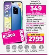 Redmi 10C Smartphone-On 1GB Red Top Up Core More Data